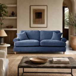 3 Seater Sofa Manhattan Navy The Great Sofa Company - Victoria - Bromfield - Lola - Alfie - Mari - Longfellow - Duresta Style