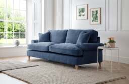 3 Seater Sofa Manhattan Navy The Great Sofa Company - Victoria - Bromfield - Lola - Alfie - Mari - Longfellow - Duresta Style - thumbnail 3