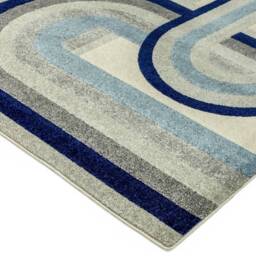 Nova 120x170cm Retro Blue Rug NV30 Rug - thumbnail 4