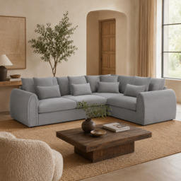 Mirabel Sofa Black Grey Right Hand Facing Corner