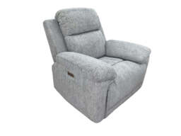Owen Electric Recliner Grey Armchair - thumbnail 2