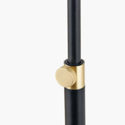 Bryce Black and Gold Metal Rise and Fall Floor Lamp - thumbnail 4