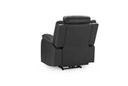 Harald Electric Recliner Sofa Black Armchair - thumbnail 2