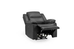 Harald Electric Recliner Sofa Black Armchair - thumbnail 3