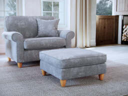 Footstool Sic - Glory 18 Anthracite The Great Sofa Company - Sinatra - Dorchester - Abingdon - Ashbury - thumbnail 2