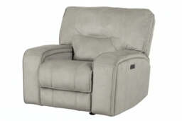 Excalibur Beige Lay-Z-Boy Style Fabric Power Recliner Armchair - thumbnail 1