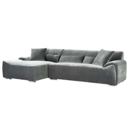 Modena Sofa Charcoal Left Hand Corner - thumbnail 2