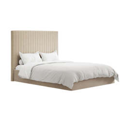 BERLIN BEIGE TALL OTTOMAN KING SIZE BED - thumbnail 5