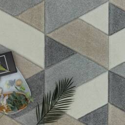 Sketch 200x290cm SK01 Rhombus Grey Rug - thumbnail 3