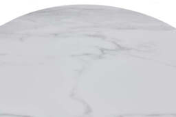 Bianca Oval Dining Table Beech & White Sintered Stone - thumbnail 3