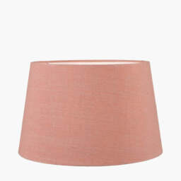 Milos 50cm Apricot Linen Tapered Lampshade - thumbnail 2