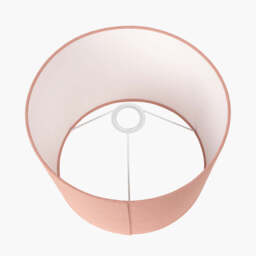 Milos 50cm Apricot Linen Tapered Lampshade - thumbnail 4