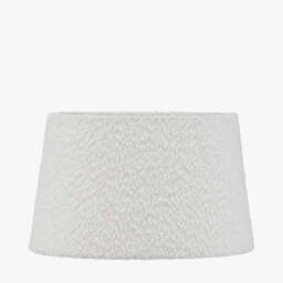 Martigues 35cm White Boucle Tapered Lampshade - thumbnail 1