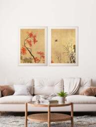Japanese Blossom -Shibata Zeshine Set of 2 Prints - thumbnail 2