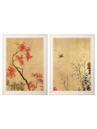 Japanese Blossom -Shibata Zeshine Set of 2 Prints - thumbnail 1