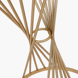 Liberty Glass and Gold Metal Large Side Table - thumbnail 4