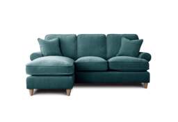 Left Hand Chaise Sofa Manhattan Emerald The Great Sofa Company - Victoria - Bromfield - Lola - Alfie - Mari - Longfellow - Duresta Style - thumbnail 2
