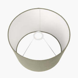 Milos 30cm Pistachio Green Linen Tapered Lampshade - thumbnail 4