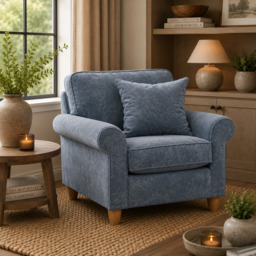 Armchair Sic - Glory 13 Steel The Great Sofa Company - Sinatra - Dorchester - Abingdon - Ashbury - thumbnail 1
