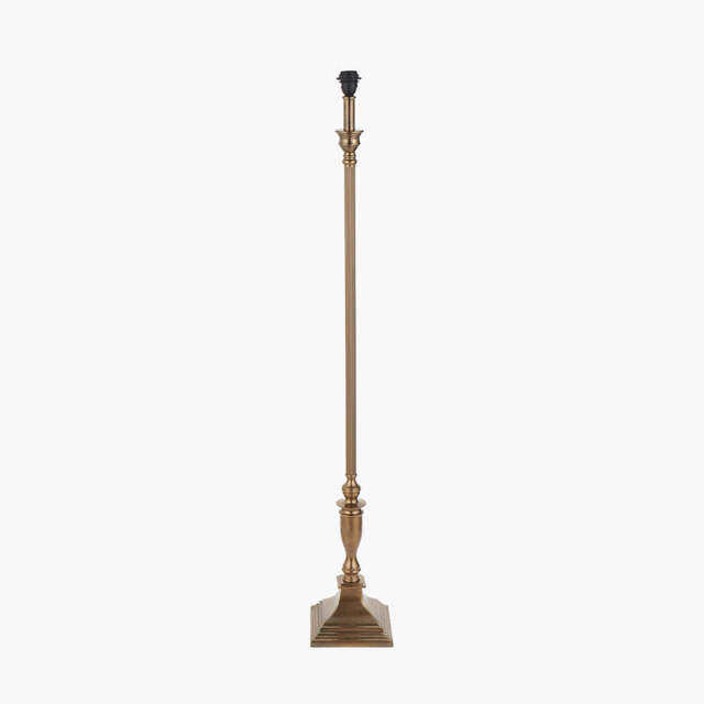 Canterbury Antique Brass Metal Floor Lamp Base - image 1