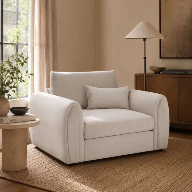 Mirabel Sofa Mocha Armchair - image 1