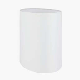 Mia 40cm Ivory Oval Cotton Mix Lampshade - thumbnail 3