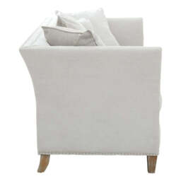 Sutton Three Seat Grey Fabric Sofa - thumbnail 4
