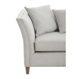Sutton Three Seat Grey Fabric Sofa - thumbnail 6