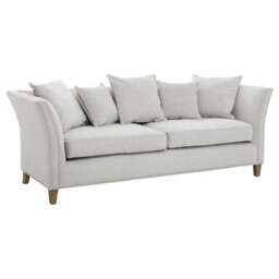 Sutton Three Seat Grey Fabric Sofa - thumbnail 2