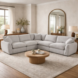 Berlin Sofa Beige Large Corner - thumbnail 1