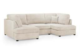 Carnaby Sofa Beige Boucle U Shape Corner Morgan - Malvern - Somerford - Calix - Euphoria - Plush Style - thumbnail 4