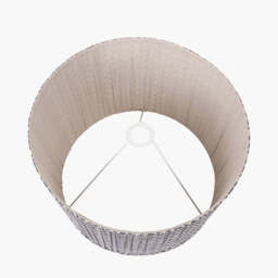 Vienna 30cm Blue Chevron Mushroom Pleat Lampshade - thumbnail 3