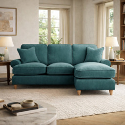 Right Hand Chaise Sofa Manhattan Emerald The Great Sofa Company - Victoria - Bromfield - Lola - Alfie - Mari - Longfellow - Duresta Style - thumbnail 1
