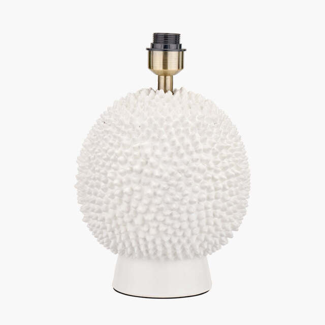 Wrenley Cream Ceramic Sea Urchin Table Lamp Base - image 1