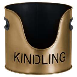 Bronze Finish Logs And Kindling Buckets & Matchstick Holder - thumbnail 3