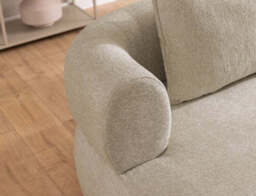 Ferro Beige Left Hand Corner Sofa - thumbnail 5