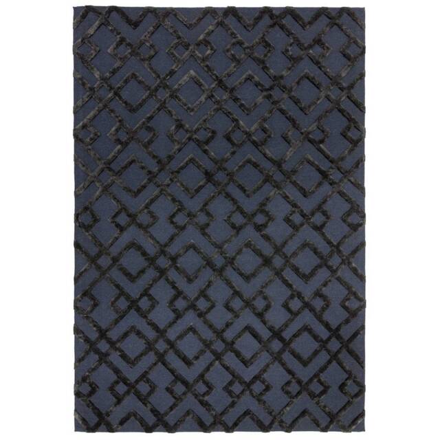 Dixon 160x230cm Black Trellis Rug - image 1