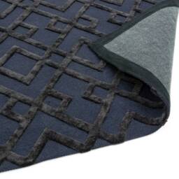 Dixon  160x230cm  Black Trellis Rug - thumbnail 4