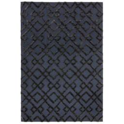 Dixon  160x230cm  Black Trellis Rug - thumbnail 1