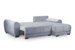 Azzuro Sofa Bed Grey Universal Corner Eastley - Kip - Quercioli - Barete - Metropolitan - Portobello - Aissa Style - thumbnail 4