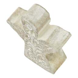 White Wash Collection Patterned Large Angel Decoration - thumbnail 2