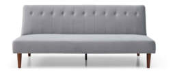 Athena Grey Velvet Corin Sofa Bed - thumbnail 6