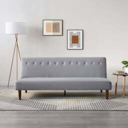 Athena Grey Velvet Corin Sofa Bed - thumbnail 2