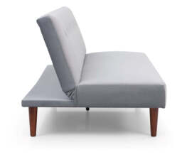 Athena Grey Velvet Corin Sofa Bed - thumbnail 5