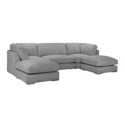 Inga Sofa Grey Boucle U Shape Corner Morgan - Malvern - Somerford - Calix - Euphoria - Plush Style - thumbnail 2