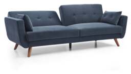 Athena Ink Velvet Oslo Sofa Bed - thumbnail 1