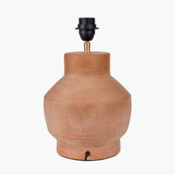 Inna Natural Urn Terracotta Table Lamp Base - thumbnail 3