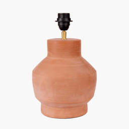 Inna Natural Urn Terracotta Table Lamp Base - thumbnail 1