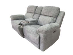 Owen Electric Recliner Grey 2 Seater - thumbnail 2