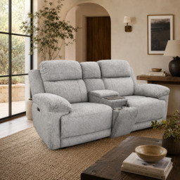 Owen Electric Recliner Grey 2 Seater - thumbnail 1